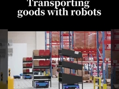 Robot Seluler Otonom AMR Dengan Kapasitas 16AH Dan Kecepatan Berjalan Maksimum 1,2m/S