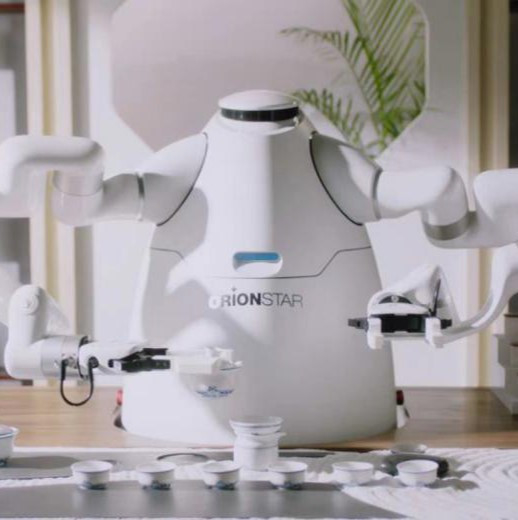 Robot Mesin Kopi Robot Tuangkan Pembuat Kopi Humanoid Robot Pembuat Teh Dua Lengan 200kg