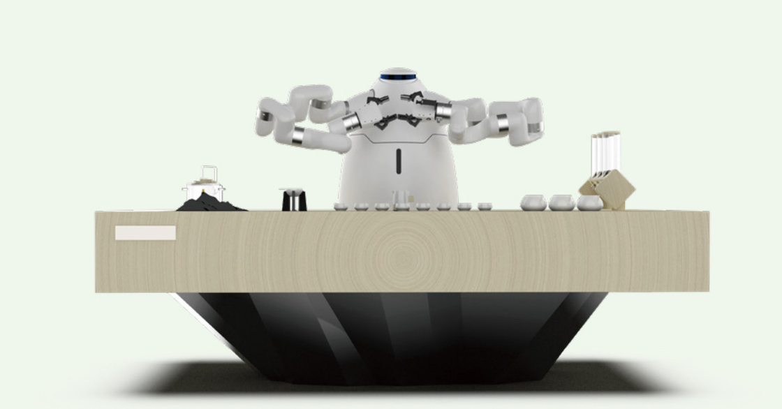 Robot Mesin Kopi Robot Tuangkan Pembuat Kopi Humanoid Robot Pembuat Teh Dua Lengan 200kg