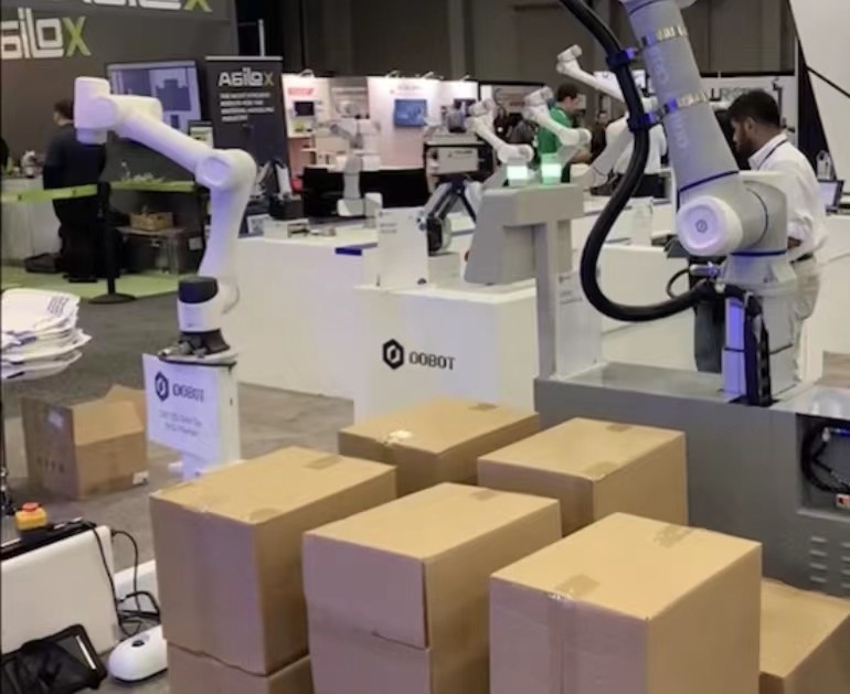 Fanuc Robot Arm Diy 10kg Cooperative Robotic Stacking System Untuk Bengkel Makanan