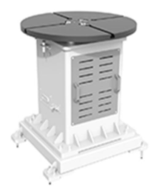 Rotary Kuka Positioner Motorized Seventh Axis Dilengkapi Dengan Robot KUKA Rated Load 500kg
