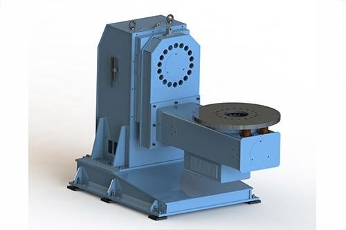 Diy Rotary Welding Positioner Produsen Turntable 7th Axis 1000mm Di Bengkel Pengelasan Laser