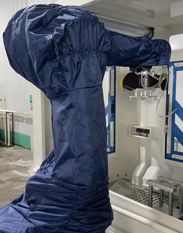 Pelindung Lengan Robot Dapat Digunakan Kembali Untuk FANUC KUKA Di Bengkel Peledakan Pasir