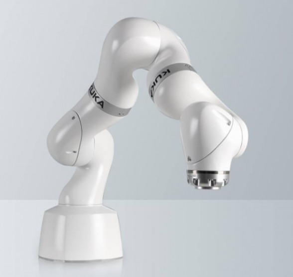 Lengan Robot Kuka Kecil Biaya LBR Iiwa Dalam Menangani Gulungan Komponen 7 Lengan Robot Dof