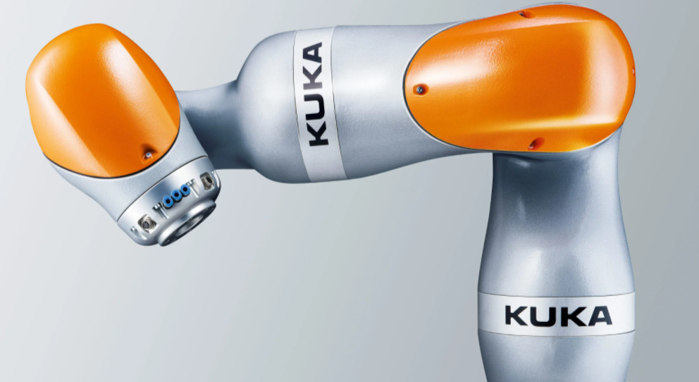 Lengan Robot Kuka Kecil Biaya LBR Iiwa Dalam Menangani Gulungan Komponen 7 Lengan Robot Dof