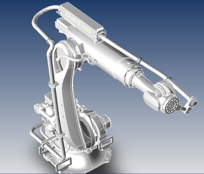 Komponen DPS Robotic Dress Pack Tipe Tertutup - Dengan Sistem Struktur Teleskopik Pegas