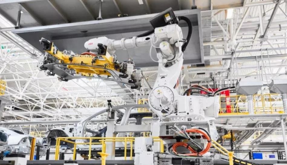 Six-Axis Abb Robot Arm Carving Shaping Robot IRB 8700 Adalah Pengelasan Pabrik Otomotif