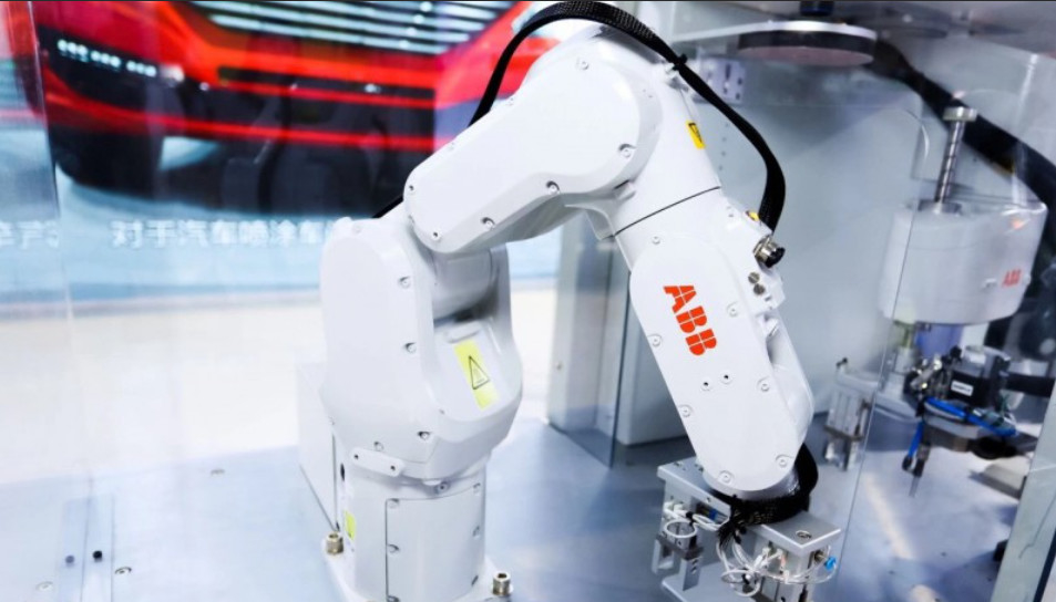 Six-Axis Abb Robot Arm Carving Shaping Robot IRB 8700 Adalah Pengelasan Pabrik Otomotif