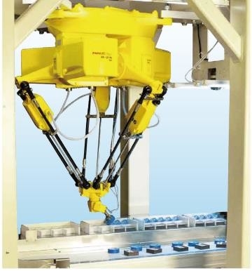 Lengan Robot Paralel 4 dof rakitan lengan robot Fanuc Fist Radius 800mm Penanganan Logistik