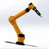 Penanganan Makanan Robot Industri Gripper Dengan Berat Sendiri 1kg Akurasi Pengulangan 0,01mm