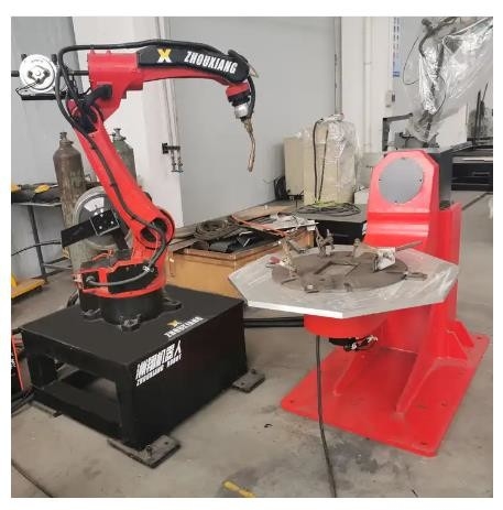FANUC Dual Axis Robot Positioner L Tipe Arc Welding Robotic Positioner 300KG 450mm