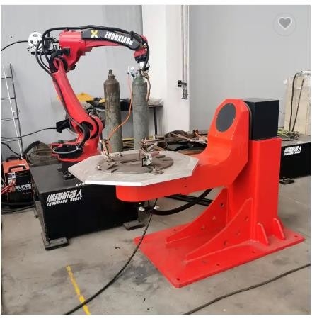 FANUC Dual Axis Robot Positioner L Tipe Arc Welding Robotic Positioner 300KG 450mm