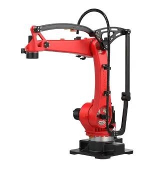 Robot Pengelasan Laser Sistem Robot Baja Tahan Karat Bentuk Aluminium Bekerja Dengan Kabinet Lengan Robot Elektrik