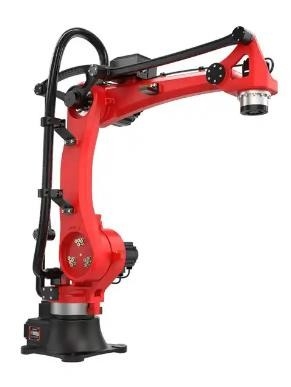 Robot Pengelasan Laser Sistem Robot Baja Tahan Karat Bentuk Aluminium Bekerja Dengan Kabinet Lengan Robot Elektrik