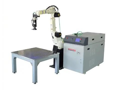 Fiber Robot Laser Welding System Machine Optical Path Mobile Robotic Arm Pulse Width 0,1-20ms