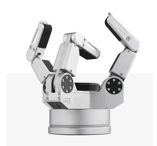Tiga Sistem Gripper Robot Adaptif 3 Jari Dengan Mudah Menyelimuti Genggaman Berat Diri 0,98kg 60W