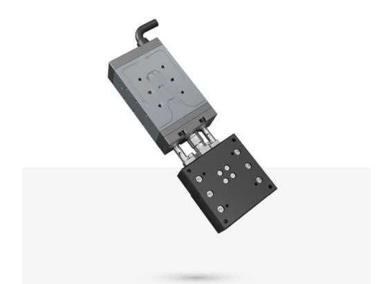 Meja geser linier listrik ukuran ultra-tipis drive langsung teknologi kontrol loop tertutup dengan timah 1mm