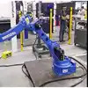 6 Aixs Yaskawa Robot Arm GP180-120 Dengan CNGBS Customized Security Fence Sebagai Robot Palletizing