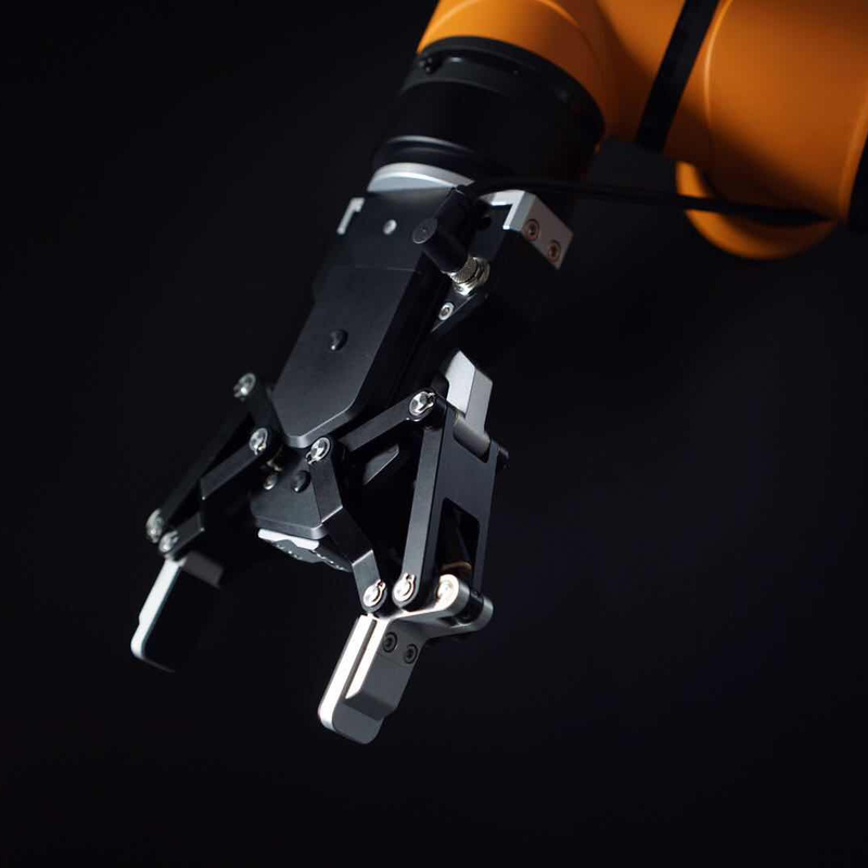 Gripper lengan robot serbaguna dengan kekuatan pegangan 45-160 N dan kapasitas 1 kg