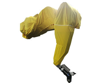 Robust Robotic Armor Cover 10 8Ω Resistivitas Permukaan 15-20 Kali Frekuensi Pembersihan
