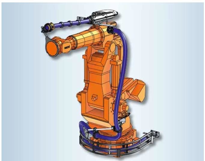 Integrated / Split Type Robot Dress Pack Dengan Mode Instalasi Terintegrasi Berat 20KG