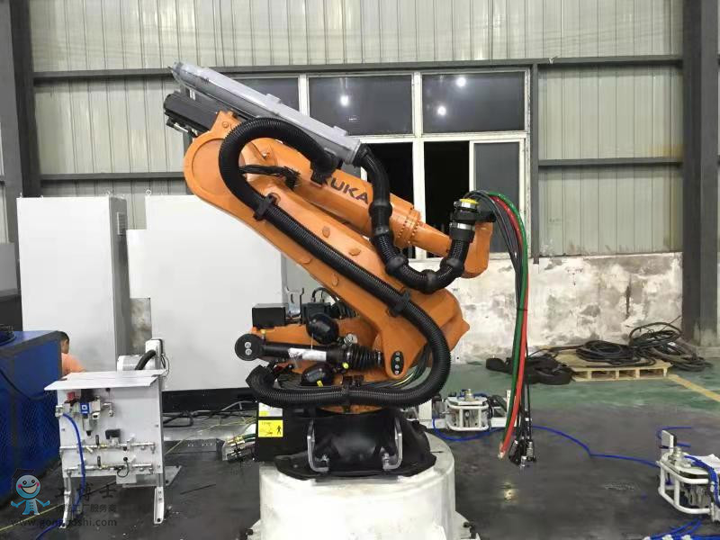 Paket pakaian robot yang dapat disesuaikan dengan bahan inti karet untuk aplikasi las