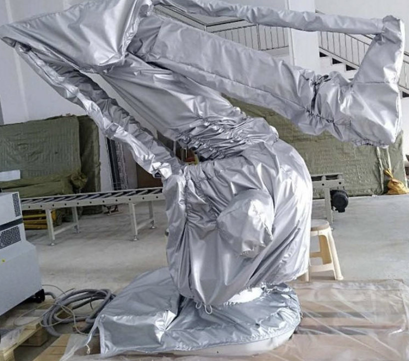 Tutup Pelindung Robot Polyurethane tahan air untuk ABB FANUC KUKA YASKAWA UR di Berbagai Lingkungan