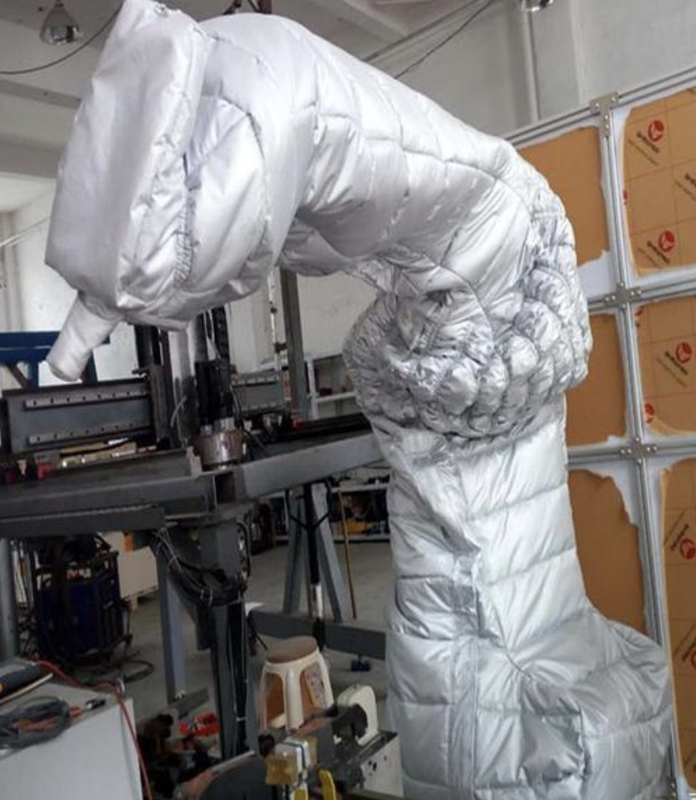 Tutup Pelindung Robot Polyurethane tahan air untuk ABB FANUC KUKA YASKAWA UR di Berbagai Lingkungan